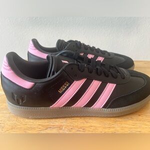 Adidas Samba Messi Pink Black Gum Men’s 9 | Limited Edition Shoes | NWT